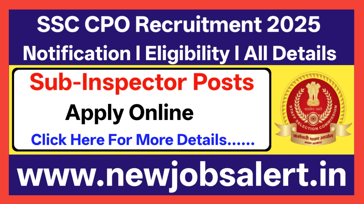 SSC CPO Recruitment 2025