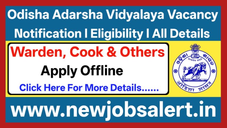 Odisha Adarsha Vidyalaya Recruitment 2025
