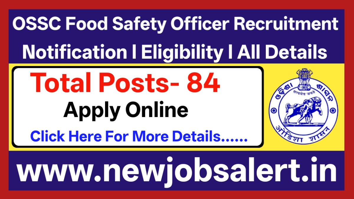 Odisha Food Safety Officer Recruitment 2026